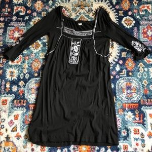 Black jcrew dress